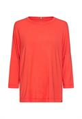 Langarmshirt mit Rundhalsausschnitt flame