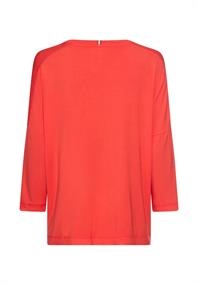 Langarmshirt mit Rundhalsausschnitt flame