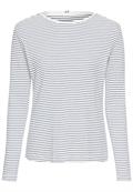 Langarmshirt mit Rundhalsausschnitt indigo stripes