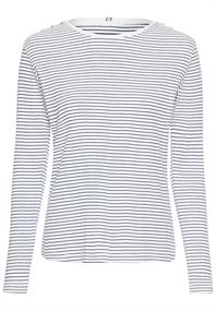 Langarmshirt mit Rundhalsausschnitt indigo stripes