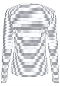 Langarmshirt mit Rundhalsausschnitt indigo stripes