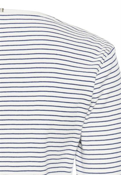 Langarmshirt mit Rundhalsausschnitt indigo stripes