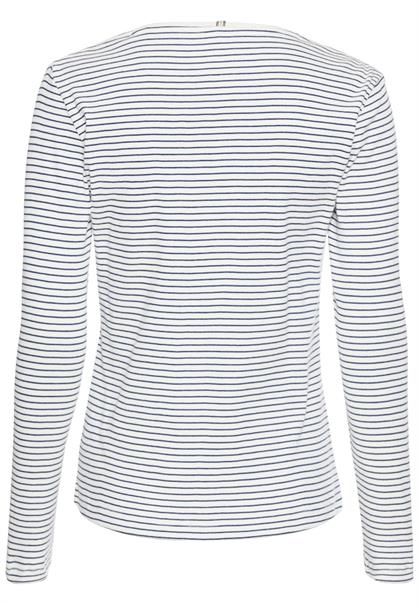 Langarmshirt mit Rundhalsausschnitt indigo stripes