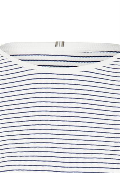 Langarmshirt mit Rundhalsausschnitt indigo stripes