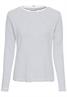 Langarmshirt mit Rundhalsausschnitt indigo stripes