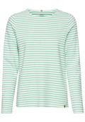 Langarmshirt mit Rundhalsausschnitt peppermint stripes