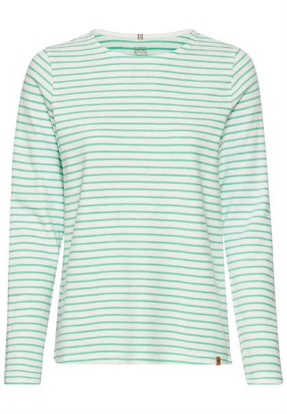 Langarmshirt mit Rundhalsausschnitt peppermint stripes