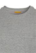 Langarmshirt mit Steppmuster stone gray
