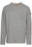 Langarmshirt mit Steppmuster stone gray