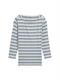 Langarmshirt mit Streifenmuster blue green regular stripe