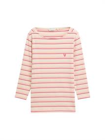 Langarmshirt mit Streifenmuster multicolor regular stripe