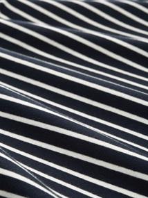 Langarmshirt mit Streifenmuster navy offwhite tee stripe