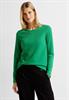 Langarmshirt mit Struktur easy green