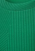 Langarmshirt mit Struktur easy green
