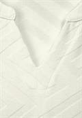 Langarmshirt mit Struktur vanilla white