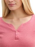 Langarmshirt mit Turn-Up-Funktion off white red small stripe