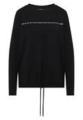 Langarmshirt mit Wording black