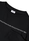 Langarmshirt mit Wording black