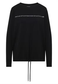 Langarmshirt mit Wording black