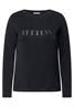 Langarmshirt mit Wording black