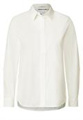 Lange Bluse aus Baumwolle vanilla white