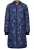 Lange Damenjacke dark vintage blue