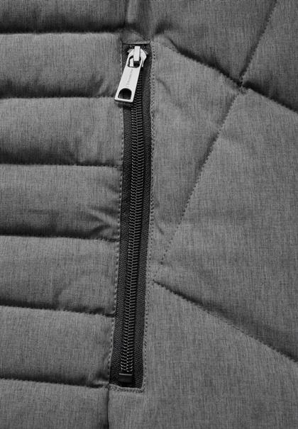 Lange Jacke frost grey melange