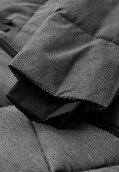 Lange Jacke frost grey melange