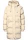 Lange Jacke mit Kapuze und Steppmuster soft fawn beige