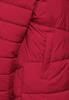 Lange Steppjacke carpet red