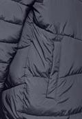 Lange Steppjacke gravity blue