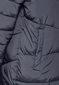 Lange Steppjacke gravity blue
