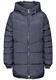 Lange Steppjacke gravity blue