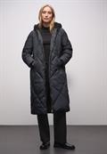 Lange Steppjacke obsidian blue