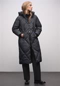 Lange Steppjacke obsidian blue