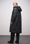 Lange Steppjacke obsidian blue
