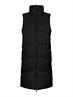 lange Steppweste black