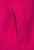 Lange Weste in Unifarbe powerful pink