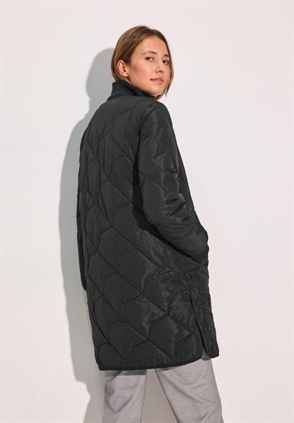 Langer Blouson black