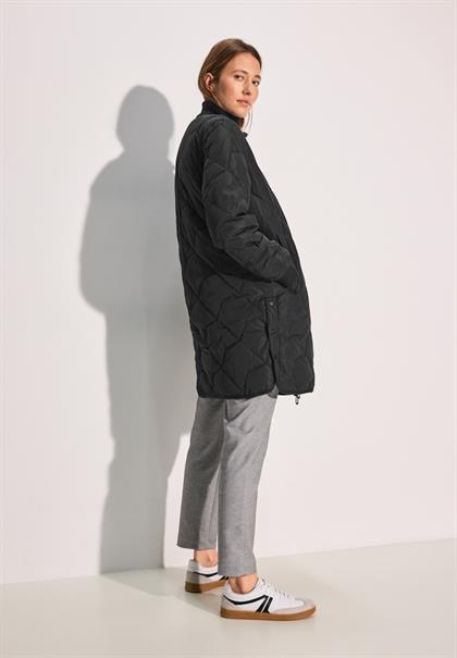 Langer Blouson black