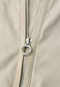 Langer Blouson powder beige