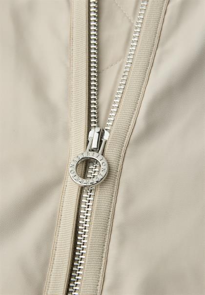 Langer Blouson powder beige