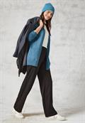 Langer Cardigan aqua melange