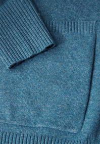 Langer Cardigan aqua melange
