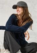 Langer Cardigan deep petrol