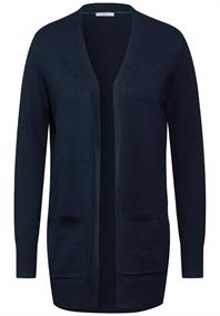 Langer Cardigan deep petrol
