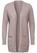 Langer Cardigan milky caramel melange