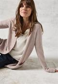 Langer Cardigan milky caramel melange