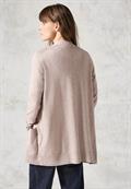 Langer Cardigan milky caramel melange