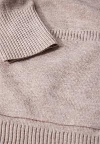 Langer Cardigan milky caramel melange
